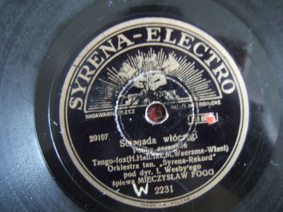 Syrena Electro 2231 M. Fogg Serenada Włoczęgi/Narty narty!. Repertuar na sezon luty-kwiecień 1939. Stan techniczny nieznany.