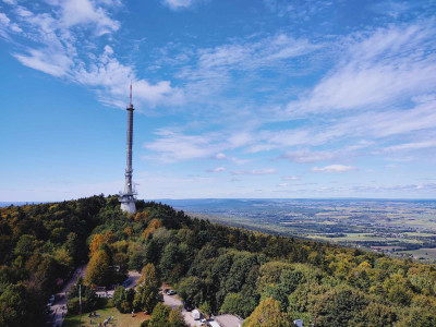 Widok z Łysej Góry.
