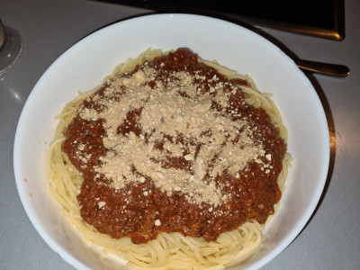 Wegańskie spaghetti bolognese