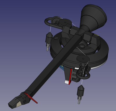DIY turntable arm anti skating FreeCAD Linux.png