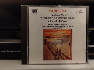 Henryk Mikołaj Górecki - Zofia Kilanowicz, Polish National Radio Symphony Orchestra, Antoni Wit - Symphony No. 3 (Symphony Of Sorrowful Songs)  3 Olden Style Pieces.jpg