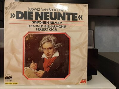 Ludwig van Beethoven - Dresdner Philharmonie, Herbert Kegel ‎– »Die Neunte« Sinfonien Nr. 9 & 2.jpg
