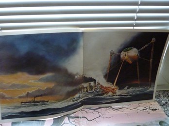 jeff wayne war of the worlds -insert.Ta książeczka jest cudowna!!