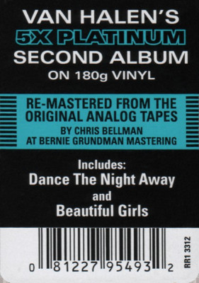 Van Halen – Van Halen II sticker.jpg